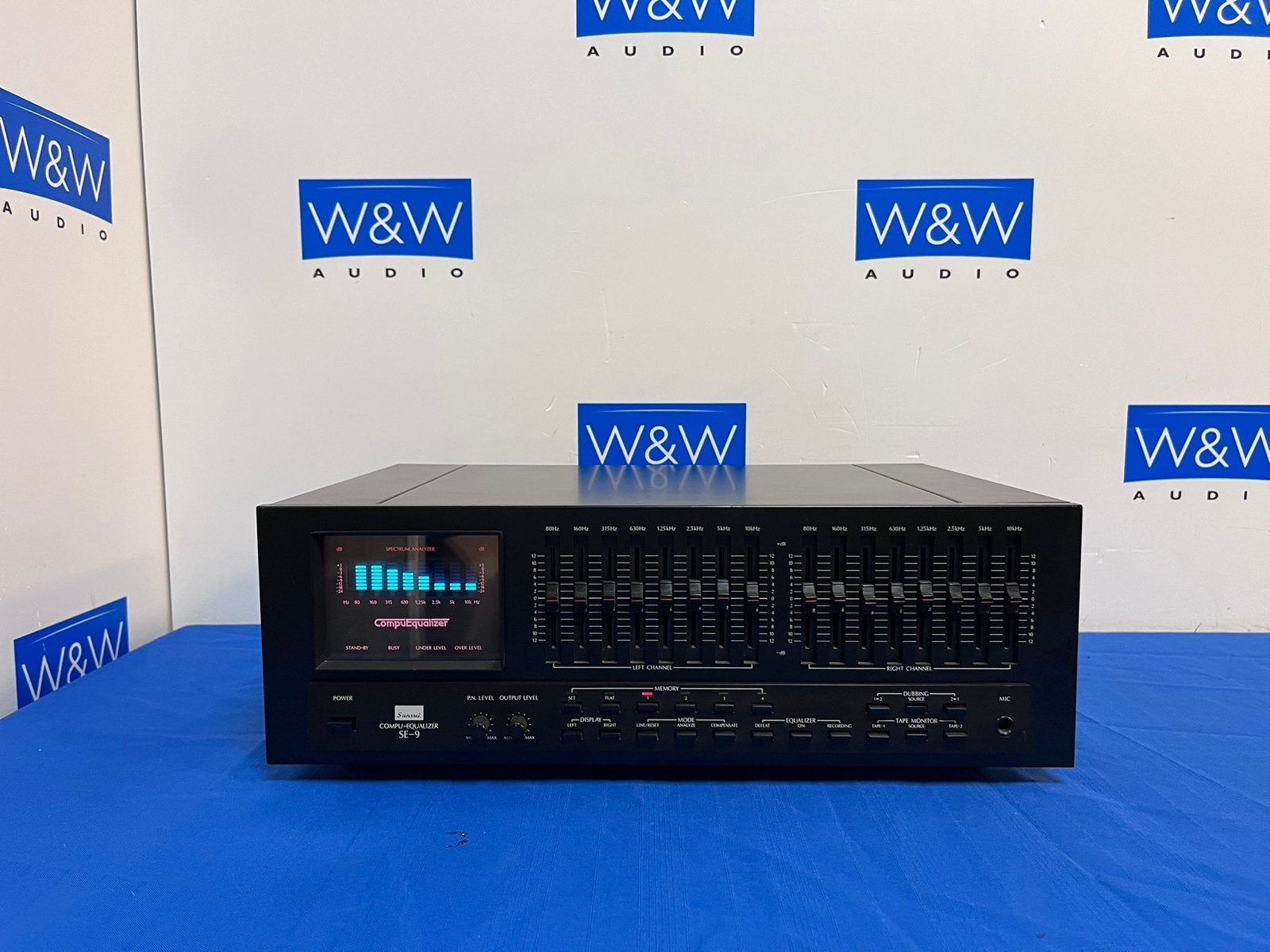 Sansui SE-9 Grafische Equalizer met Spectrum Analyzer, Overige merken, Gebruikt, ., Ophalen of Verzenden