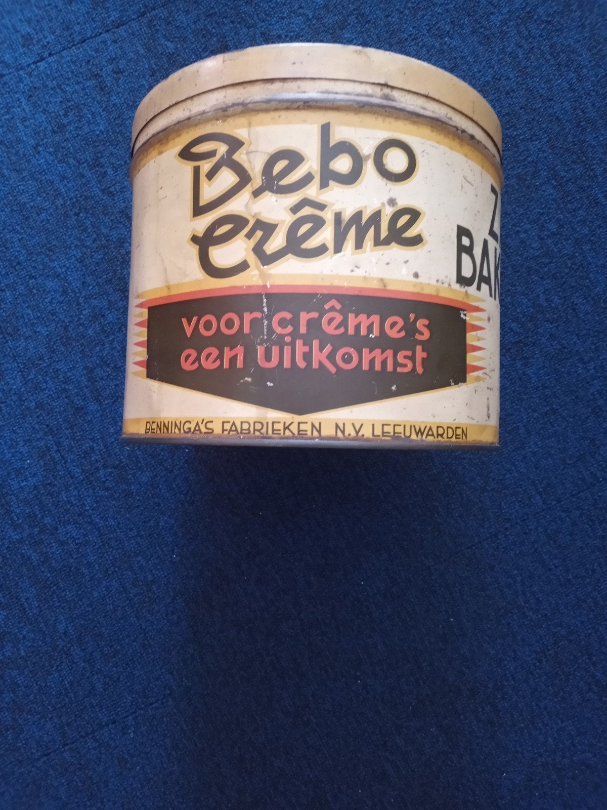 BEBO CRêME BAKKERS VET, Ophalen, Gebruikt, Overige