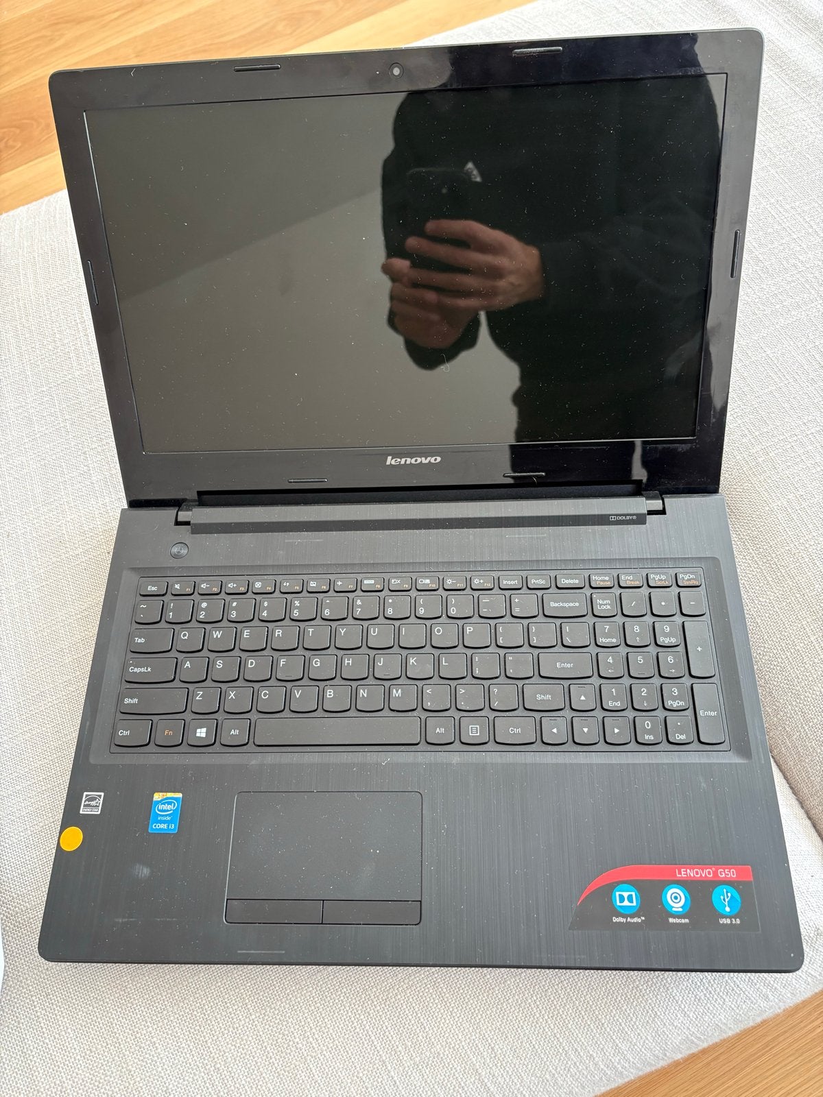 Lenovo G50 Laptop - Intel Core i3, 4GB RAM, 15 inch, Computers en Software, Gebruikt, Ophalen of Verzenden, 15 inch, Qwerty