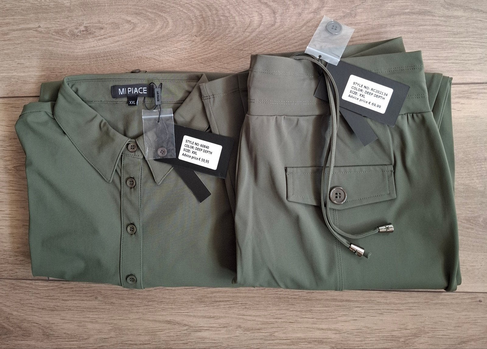 Mi Piace Blouse & Skinny Broek Set XXL - Deep Depth Nieuw, Mi Piace, Maat 46/48 (XL) of groter, Nieuw, Ophalen of Verzenden