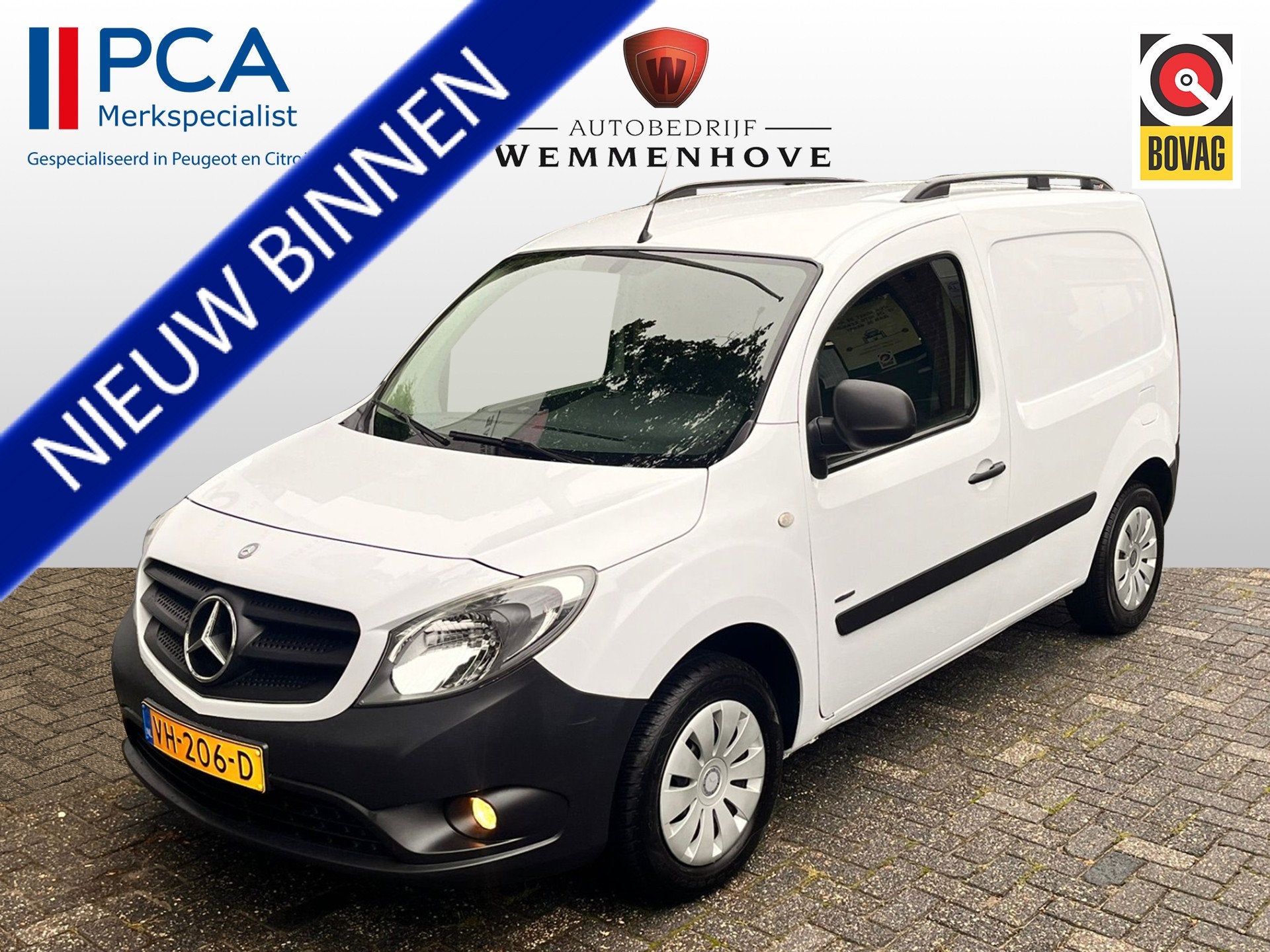 Mercedes-Benz Citan 108 CDI BlueEFFICIENCY Airco/Schuifdeur/, Voorwielaandrijving, Stof, Gebruikt, Zwart