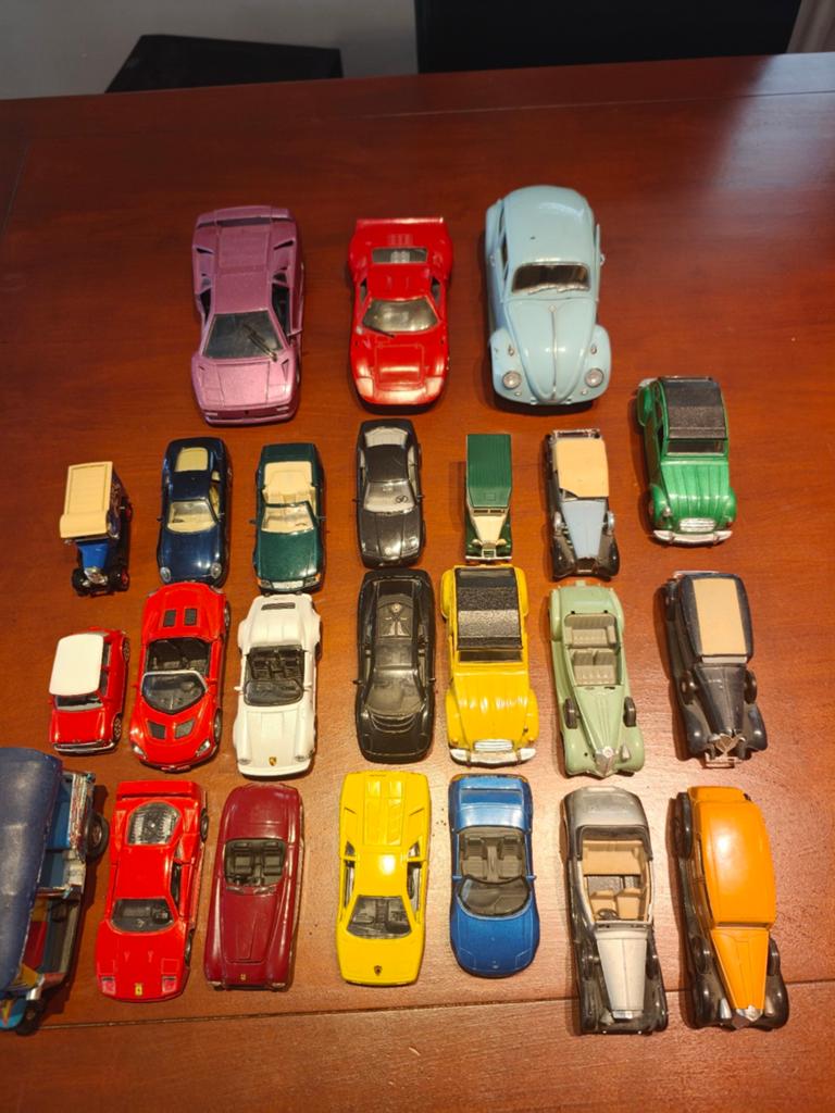 Grote partij vintage modelauto's 23 stuks gebruikte staat, Ophalen