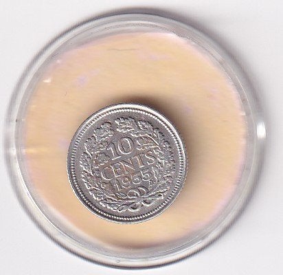 10 Cent 1935  Fraai  met Patina, Postzegels en Munten, Verzenden, Zilver, 10 cent, Koningin Wilhelmina