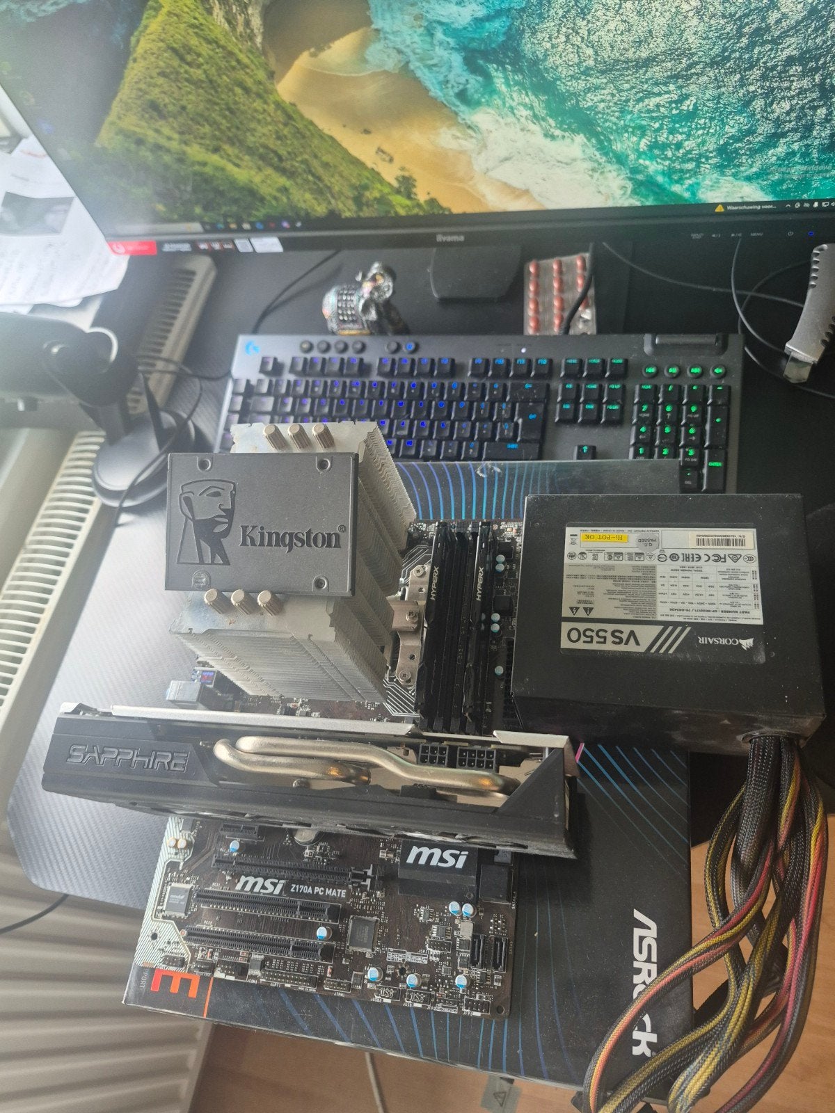 PC onderdelen: Moederbord, GPU, Voeding, Koeler, RAM, Computers en Software, Ophalen, Gebruikt