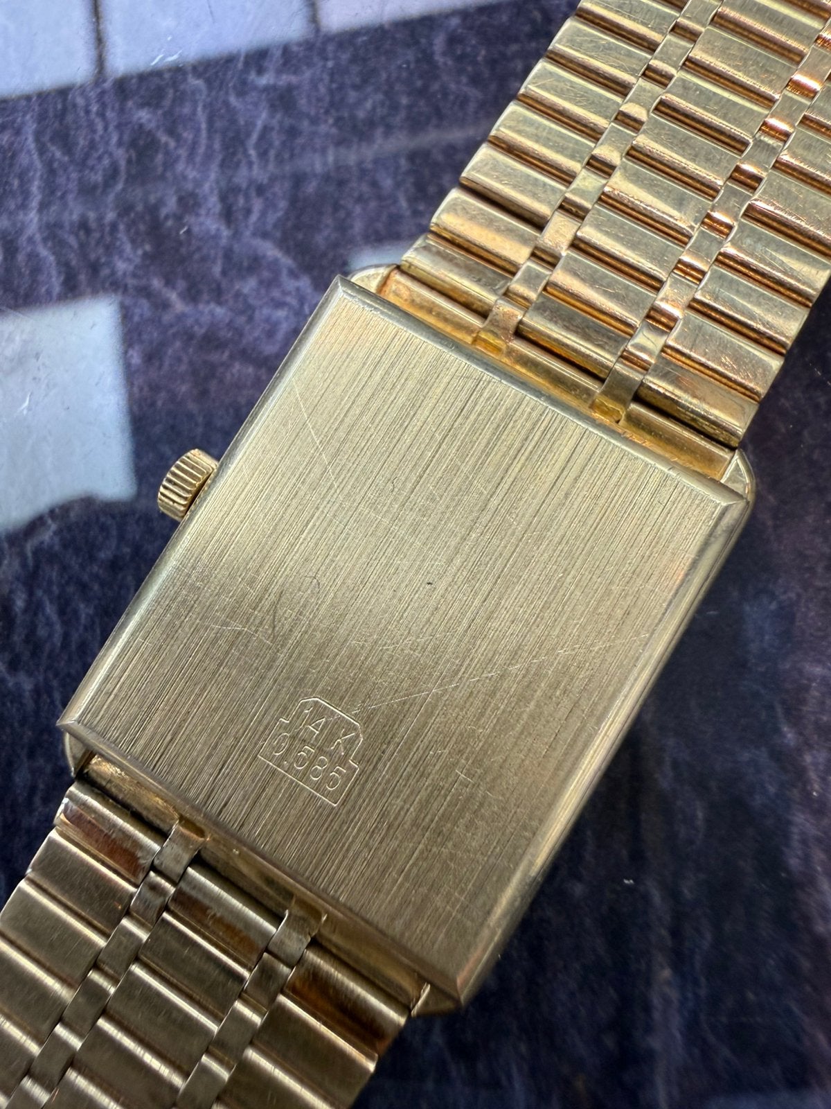 Foto 12 van 14k gouden massieve bernard & Piot horloge antiek 59 gram