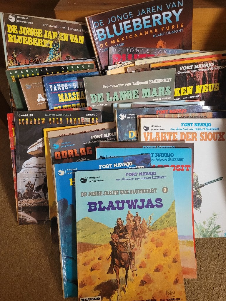 blueberry - alles, Complete serie of reeks, Ophalen, Gelezen, Jean-Michel Charlier
