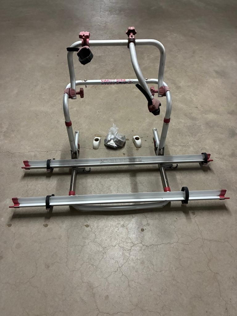 Fietsdrager caravan, Ophalen, Gebruikt