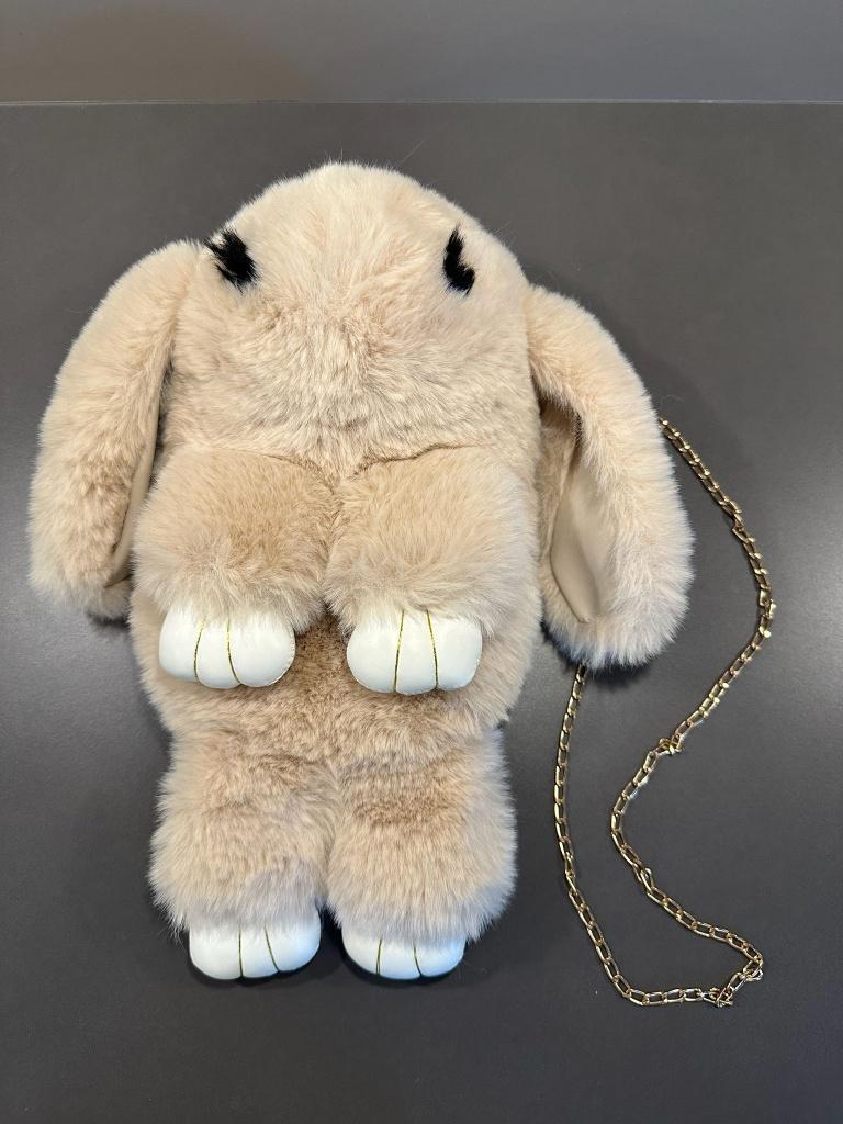 Tas in imitatie konijnenbont, Ophalen of Verzenden, Zo goed als nieuw, Vdtoys