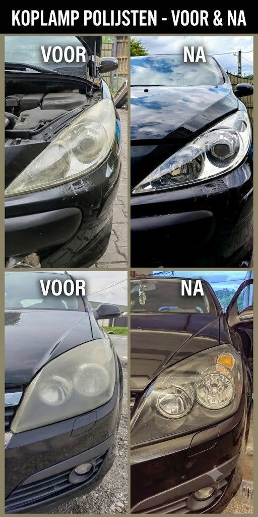 : Koplampen polijsten / herstellen., Ophalen, Nieuw