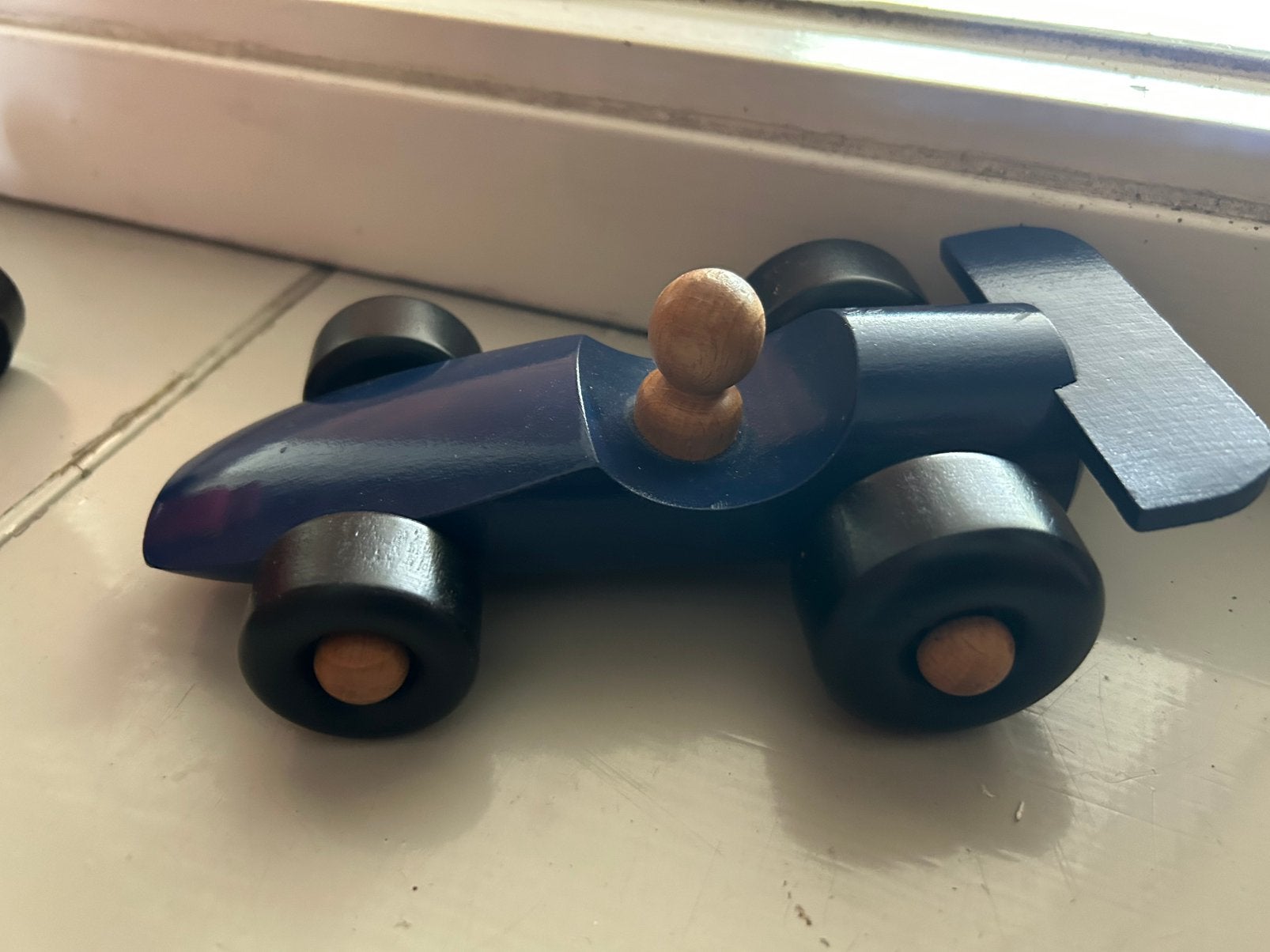 houten race auto, race wagen, Formule 1Ikea jaren 80/90, Ophalen of Verzenden, Zo goed als nieuw, Overige merken