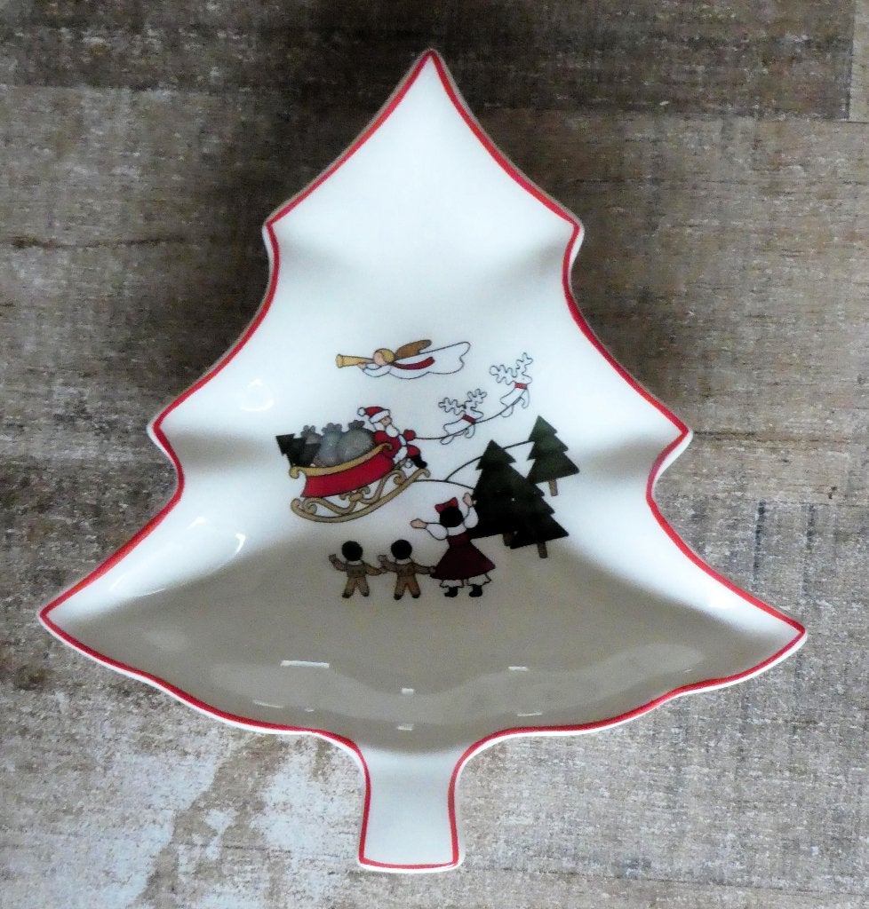 Mason’s Christmas Village serveerschaal kerstboom klein 1796, Ophalen of Verzenden, Zo goed als nieuw