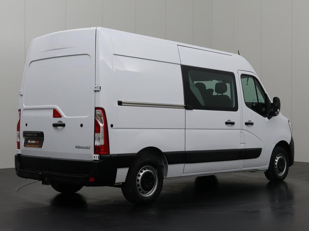 Renault Master 2.3DCi 150PK L2H2 Dubbele Cabine | 7-Persoons, Auto's, Bestelauto's, Gebruikt, 150 pk, Renault, Multifunctioneel stuurwiel