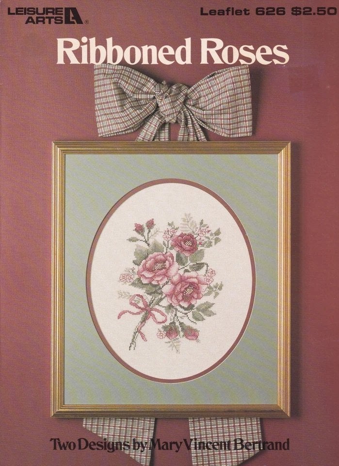 Leisure Arts - Ribboned Roses Book 5 Leaflet 626, Ophalen of Verzenden, Zo goed als nieuw, Handborduren, Patroon