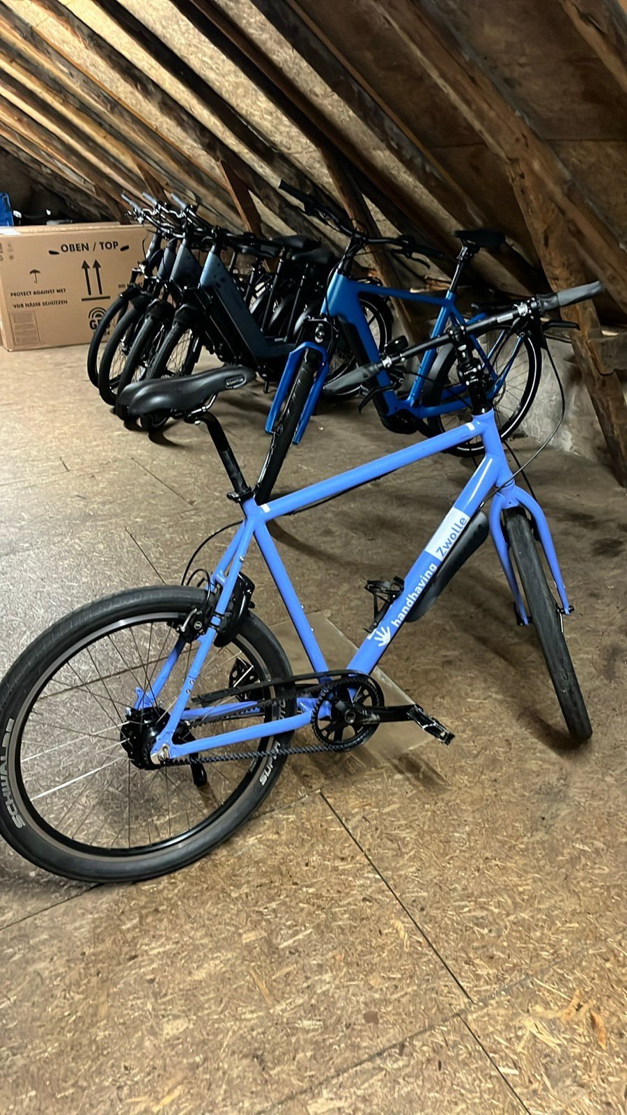 2 fietsen met Rohloff en Gates, Ophalen, Zo goed als nieuw, 10 tot 15 versnellingen, Overige merken