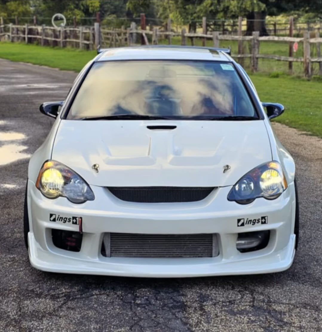 Honda integra DC5 2.0L 2001, nieuwe banden HKS, Voorwielaandrijving, Stof, Zwart, 4 cilinders