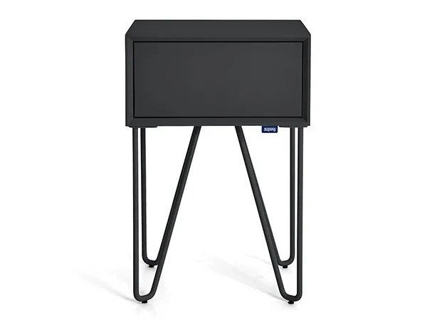 Auping Pixel Showroom Nachtkastjes Deep Black, Huis en Inrichting, Minder dan 45 cm, ., Zo goed als nieuw, .