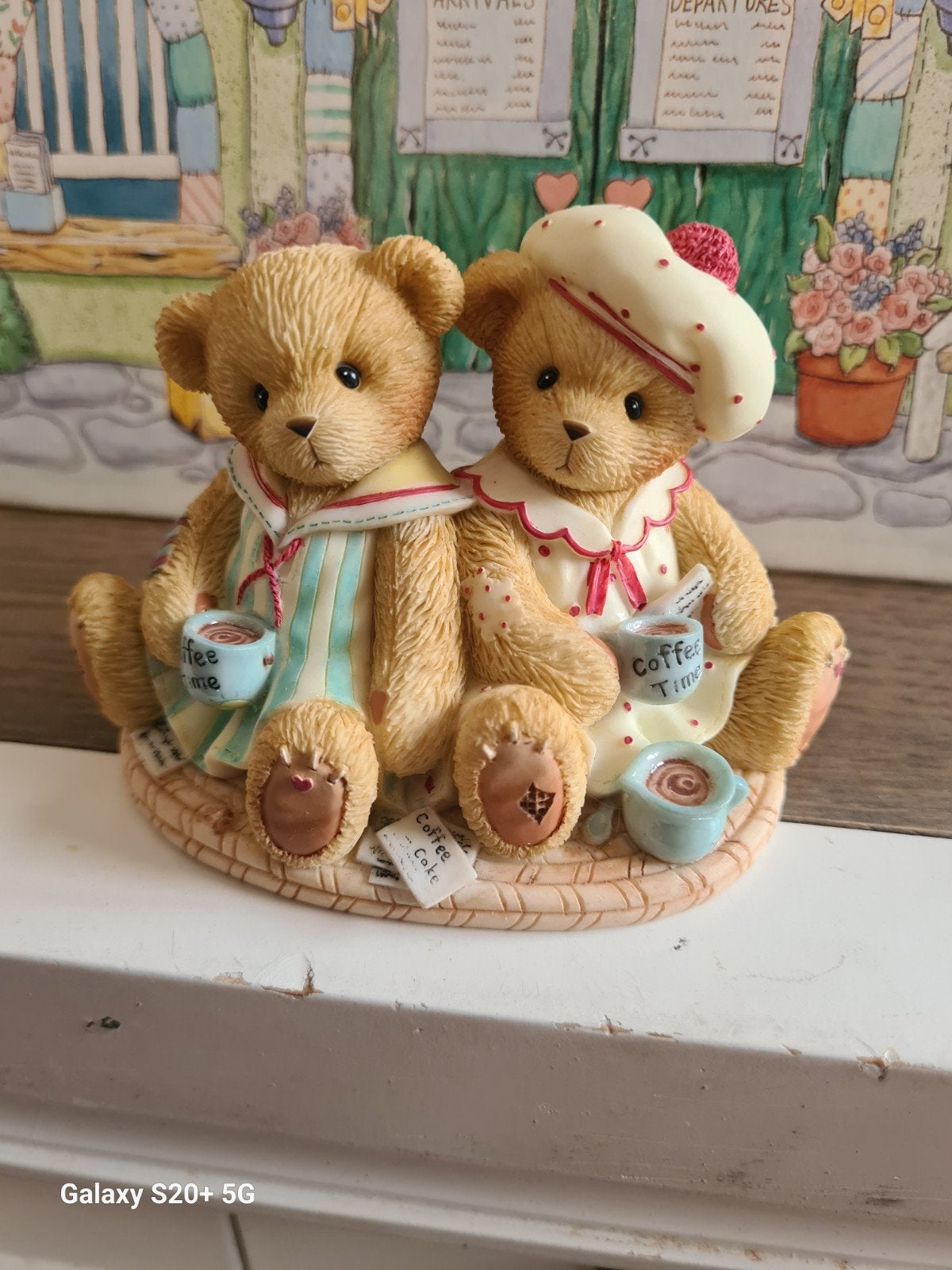 Cherished Teddies "Our Friendship's The Perfect Blend", Ophalen of Verzenden, Zo goed als nieuw, Beeldje, Cherished Teddies