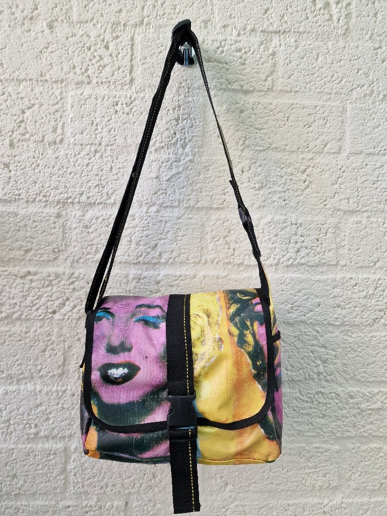 Andy Warhol Marilyn Monroe tas Y2K, Ophalen of Verzenden, Bruin, Handtas