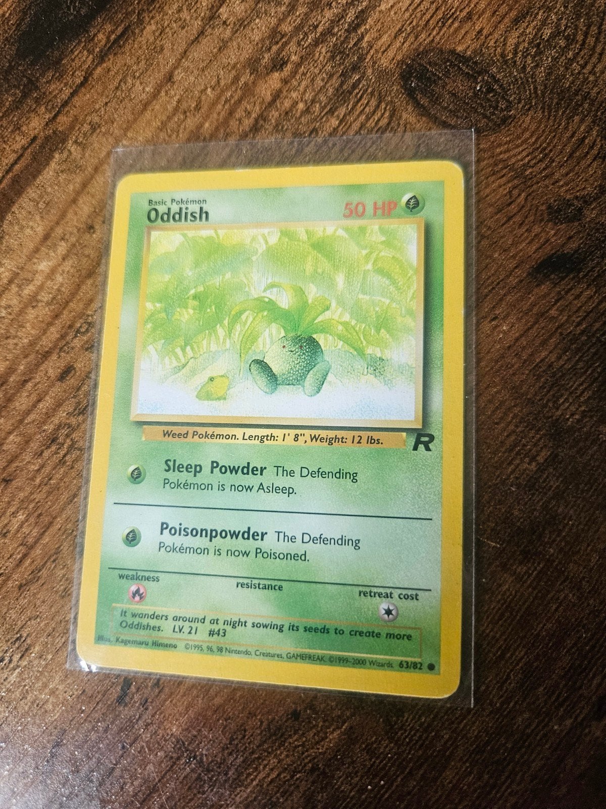 Pokémon Oddish Kaart - Zo goed als nieuw, Ophalen of Verzenden, Zo goed als nieuw, Losse kaart