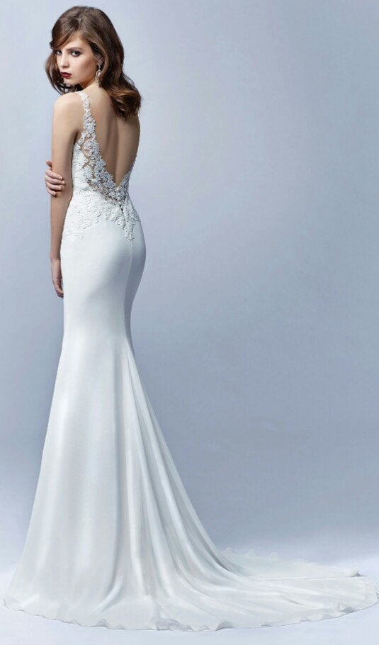 Trouwjurk - Beautiful by Enzoani BT17-04 maat 40/42, Trouwjurk, Wit, Ophalen of Verzenden, Enzoani