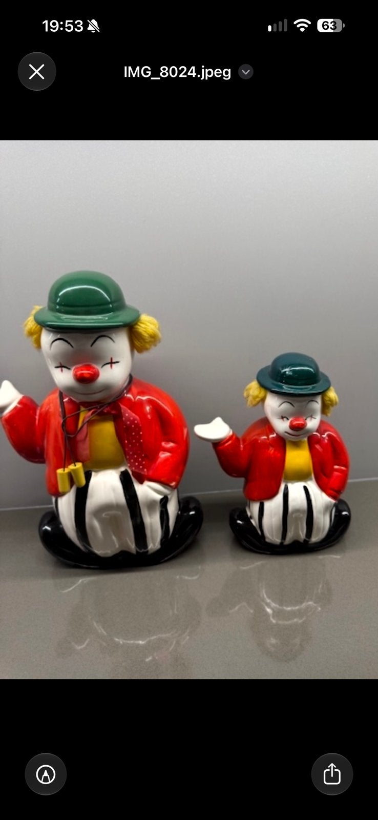 Clown spaarpot, Verzamelen, Ophalen, Zo goed als nieuw, Overige thema's