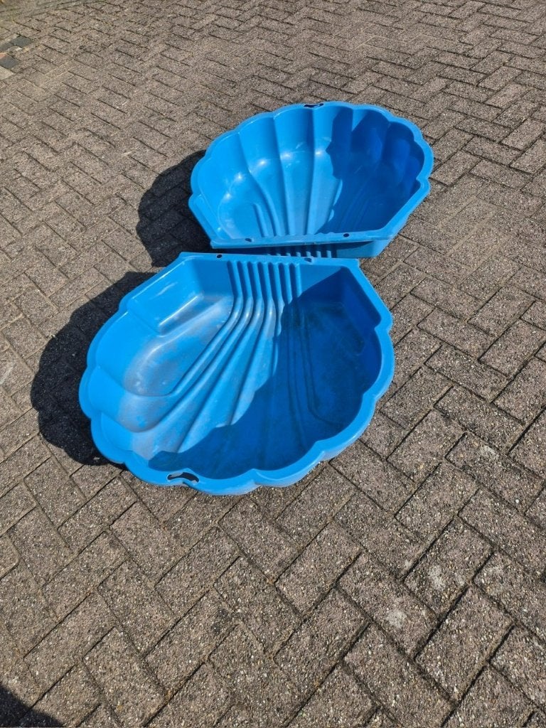 zandbak waterbak blauwe schelp, Ophalen