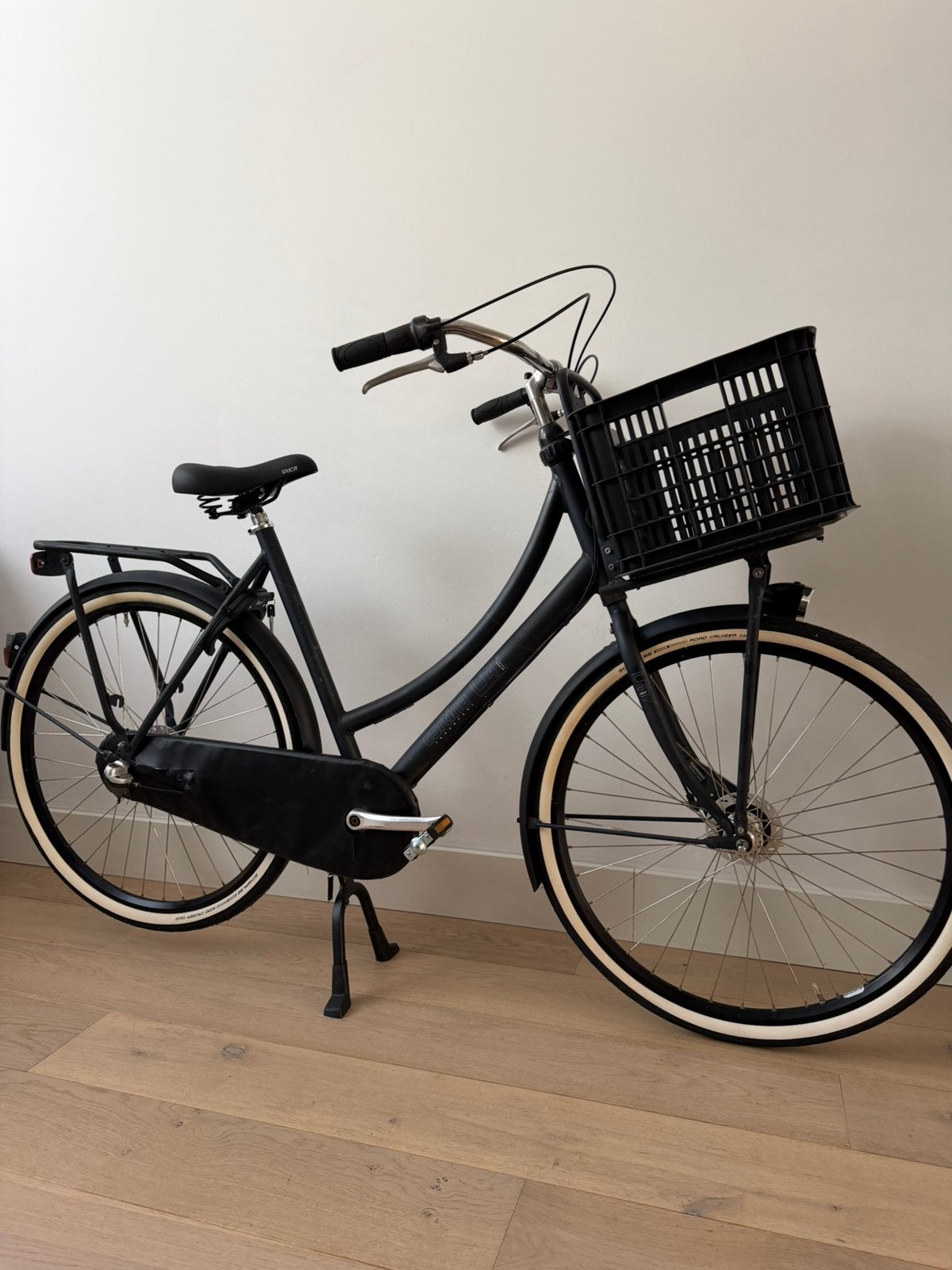 Cortina U4 28” 57cm handremmen mat zwart meisjesfiets fiets, Fietsen en Brommers, Fietsen | Meisjes, Gebruikt, Versnellingen, Trommelrem