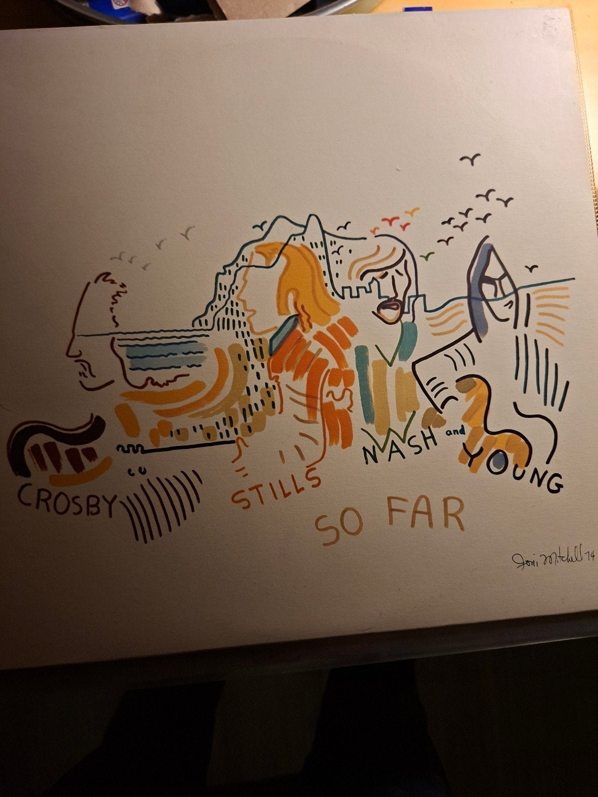 Crosby, Stills, Nash & Young - So Far LP (1974), LP, Gebruikt, Ophalen of Verzenden, Complilatie