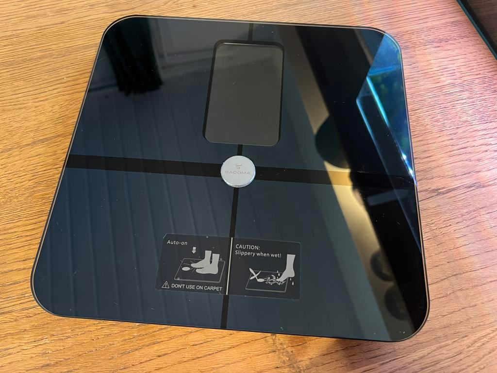 Digitale Personenweegschaal, BMI, App17x Lichaamsa, 1 tot 500 gram, 100 kg of meer, Ophalen of Verzenden, Zo goed als nieuw