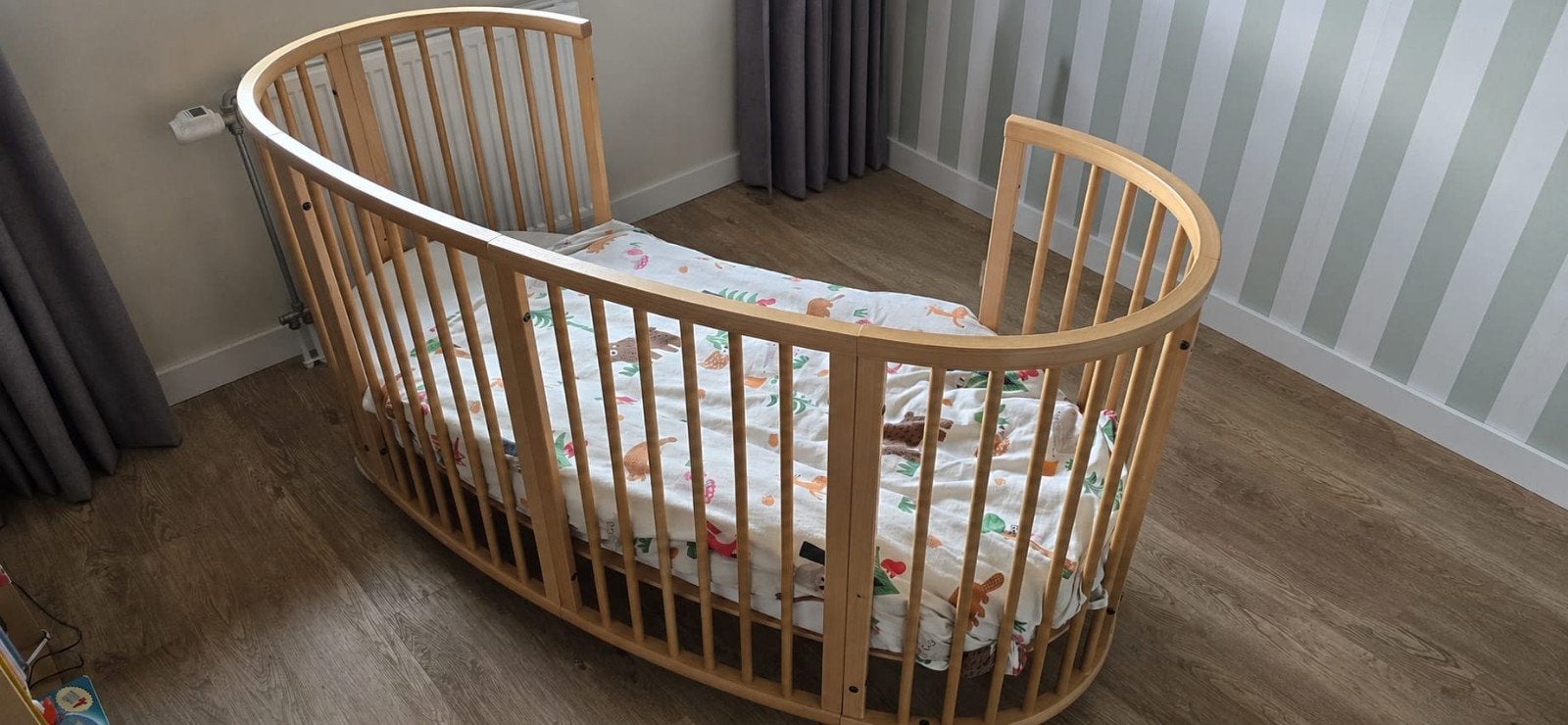 Stokke sleepi Ledikant & peuterbed incl. Accessoires, Ophalen, Gebruikt, Ledikant