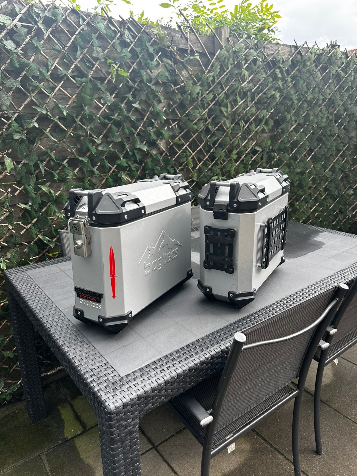 Motorkoffers aluminium, Motoren, Ophalen of Verzenden, Zo goed als nieuw