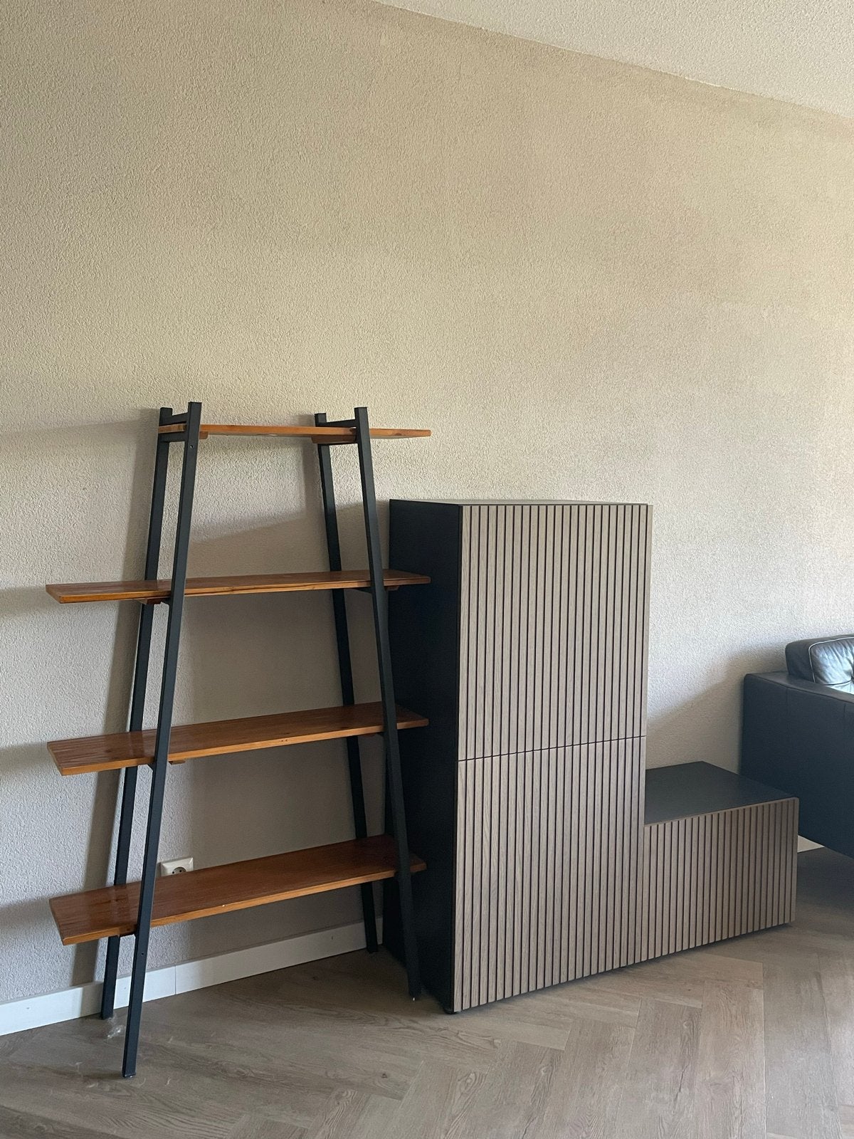 IKEA Kastcombinatie met Boekenkast - 220x154x41cm, Ophalen, Gebruikt