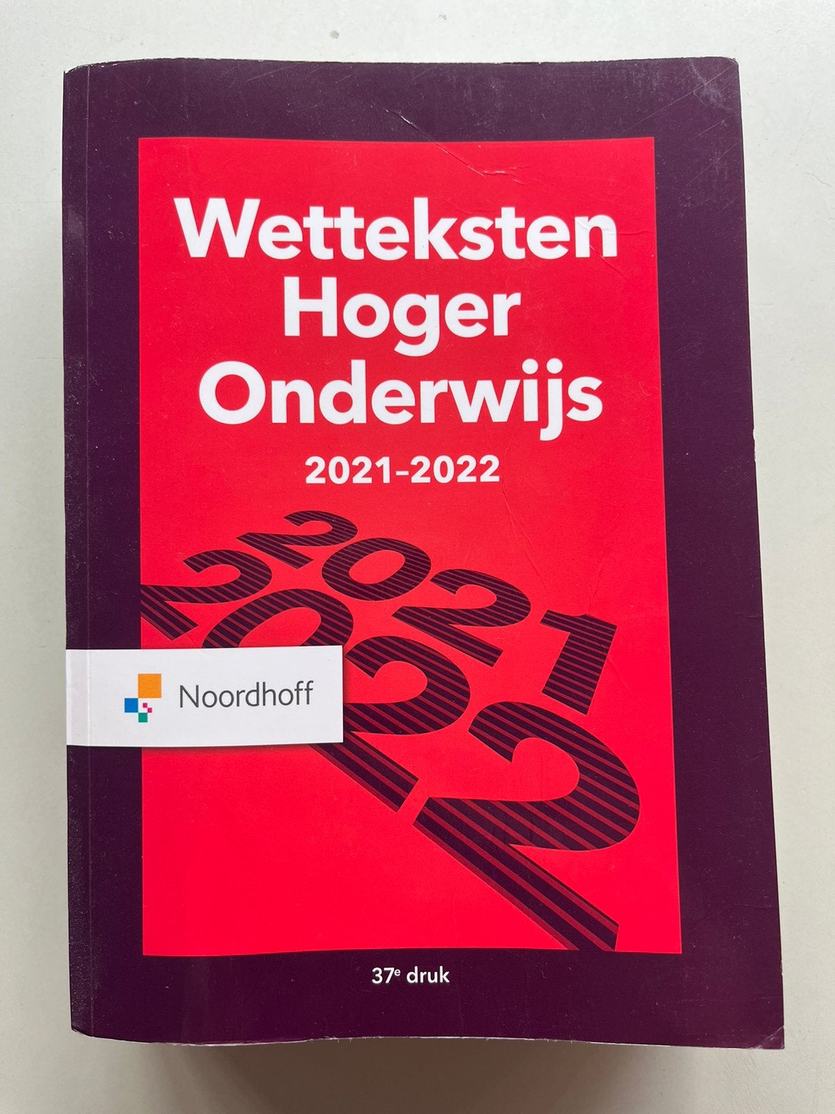 Wetteksten Hoger Onderwijs 2021-2022, Ophalen of Verzenden, Zo goed als nieuw, Sociale wetenschap