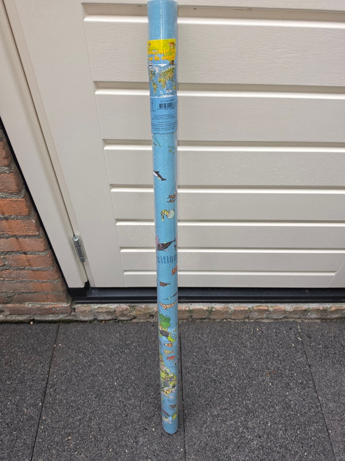 wereldkaart poster dieren, Ophalen of Verzenden, Wanddecoratie