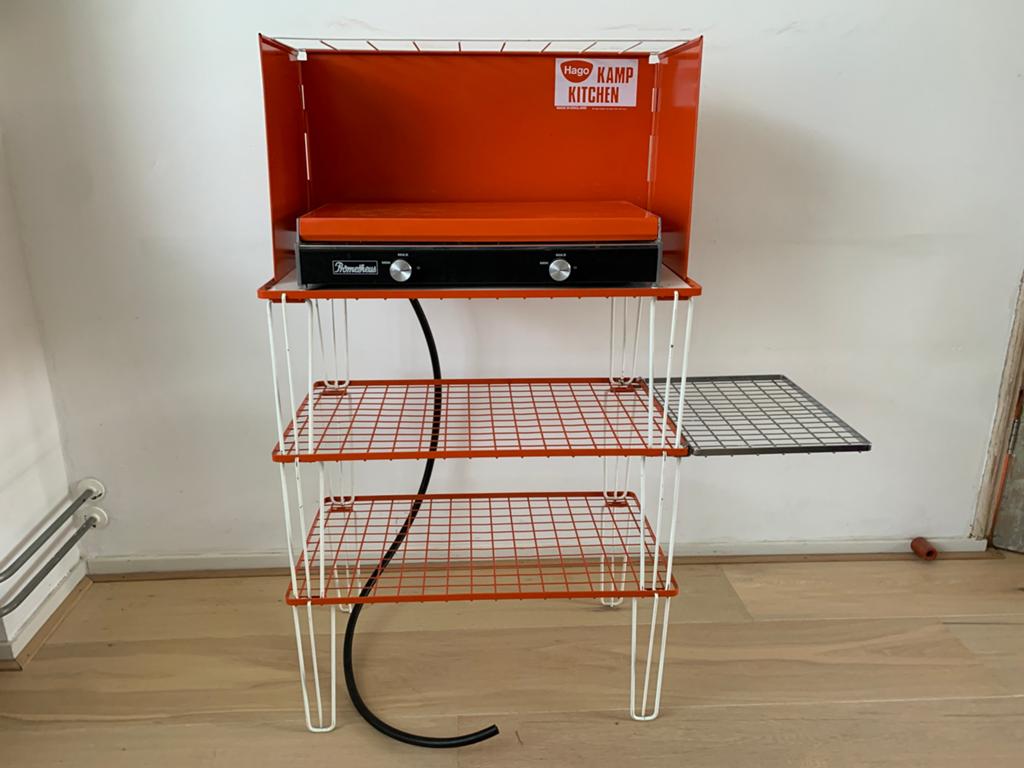 Vintage campingkeuken Hago kamp kitchen, 2 gaspitten, Ophalen of Verzenden, Zo goed als nieuw