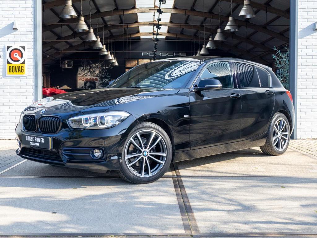 BMW 1-Serie 116i 109pk 2018 Zwart, 1-Serie, 1280 kg, Zwart, Zwart
