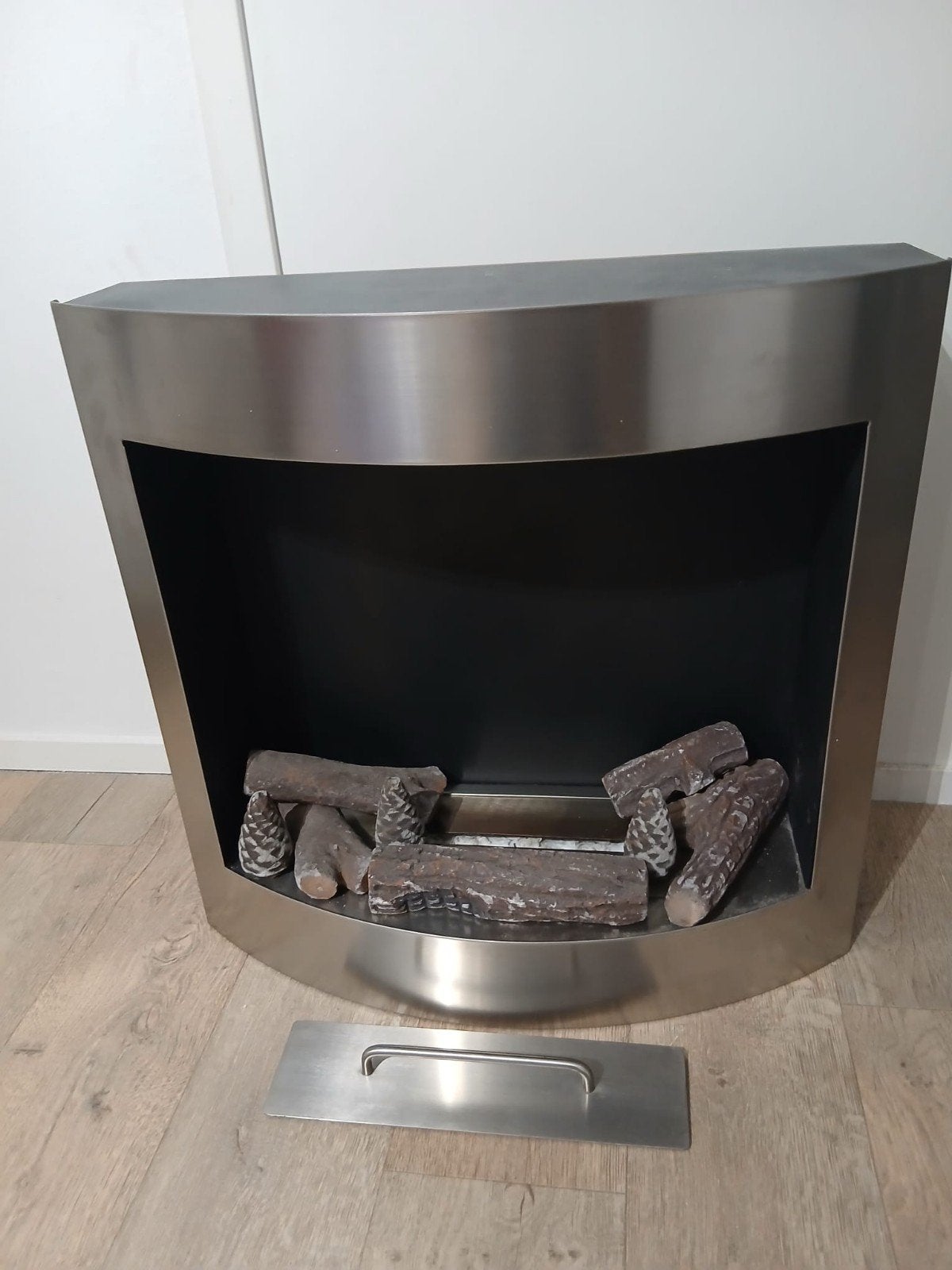 Bio ethanol haard RVS - Sfeervol en Compact, Ophalen, Gebruikt, Hangende haard, Overige soorten