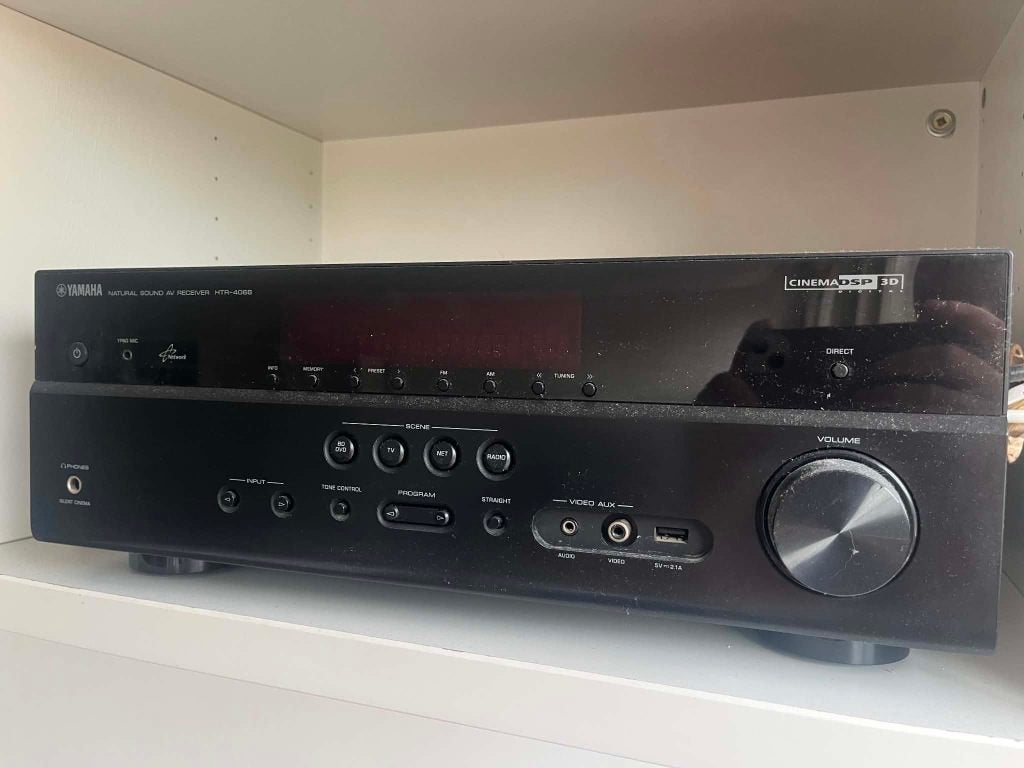 Yamaha HTR-4066 receiver + KODA 424T speakers, Ophalen of Verzenden, 60 tot 120 watt, Yamaha