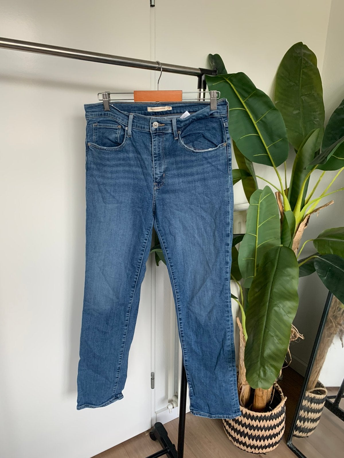 Levi’s 724 high rise skinny maat 30, Kleding | Dames, Verzenden, Zo goed als nieuw, Blauw, W30 - W32 (confectie 38/40)