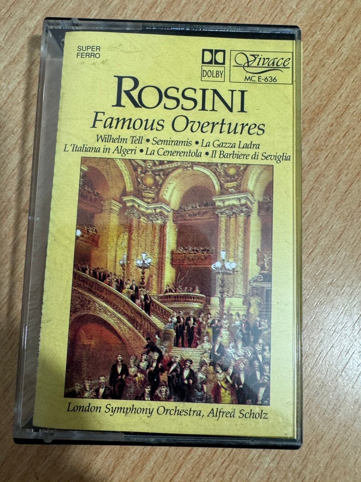 Rossini : Famous Overtures, Cd's en Dvd's, Cassettebandjes, Ophalen of Verzenden, Zo goed als nieuw, Klassiek, 1 bandje