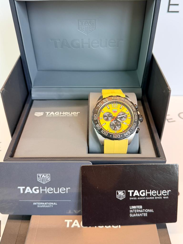 Tag Heuer Formula1 Chronograph CAZ101AM.FT8054 2023 Preowned, Sieraden, Tassen en Uiterlijk, Horloges | Heren, Ophalen, Staal