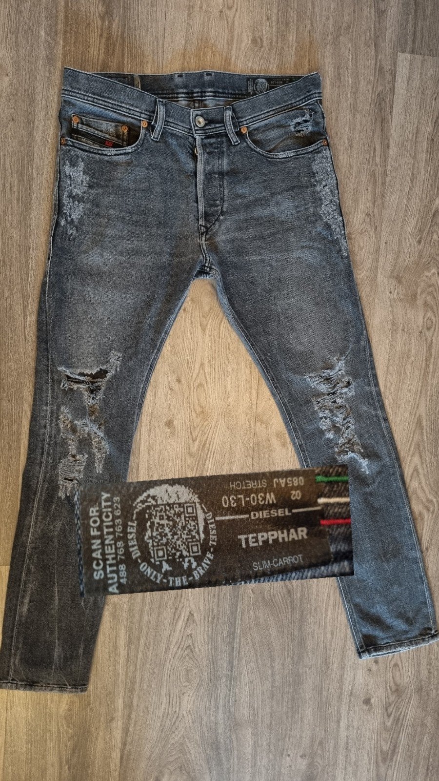 Diesel TEPPHAR W30 L30 = 30x30 - * GRATIS VERZENDEN *, Diesel, Zwart, Diesel, W32 (confectie 46) of kleiner