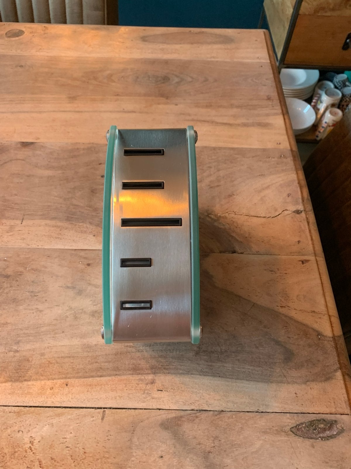 Boretti Messenblok van Glas en RVS, Ophalen of Verzenden, Overige merken, Glas, Overige typen