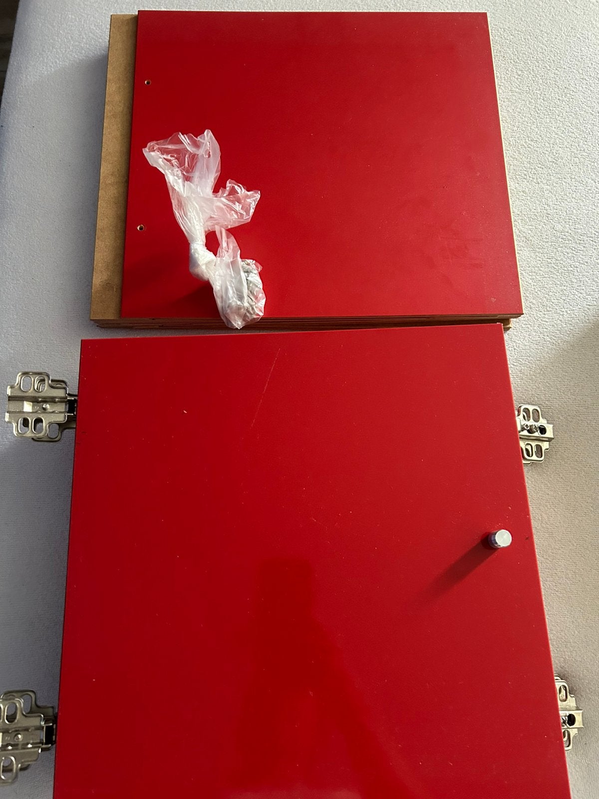 Inzetdeur kallax kast IKEA rood (4 stuks), Ophalen of Verzenden, Zo goed als nieuw