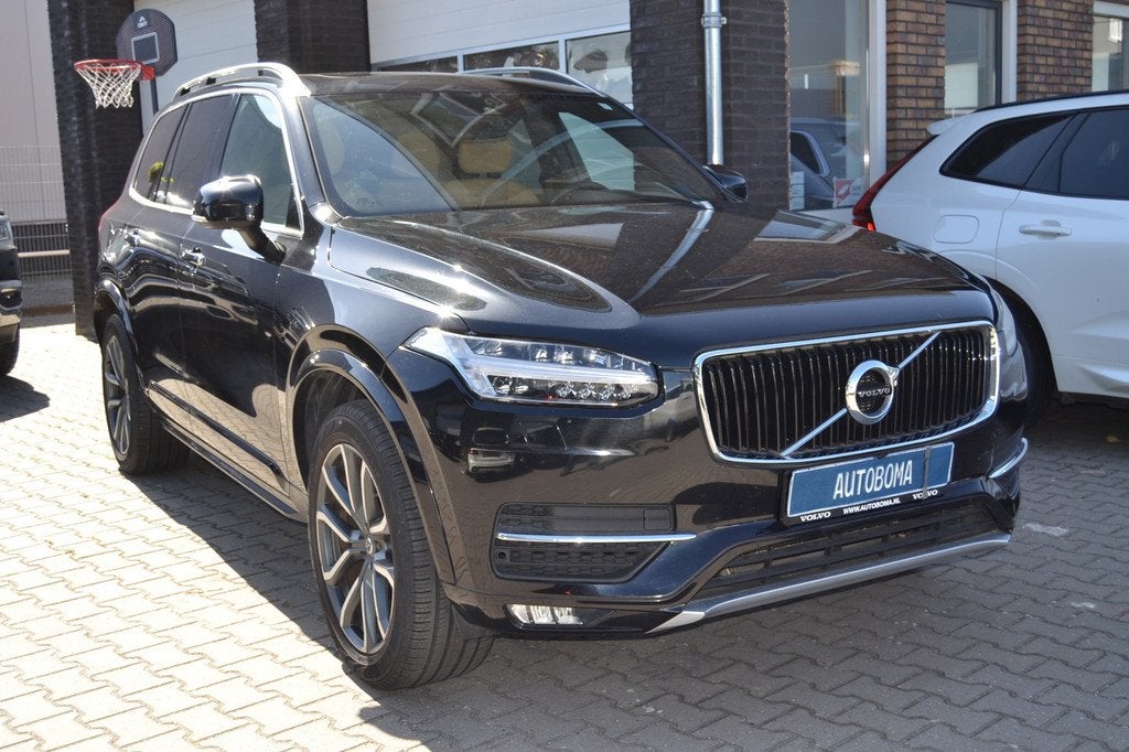 Volvo XC90 2.0 T6 AWD Momentum,7 persoons panoramadak, Auto's, Volvo, Gebruikt, Zwart, 4 cilinders, 1969 cc
