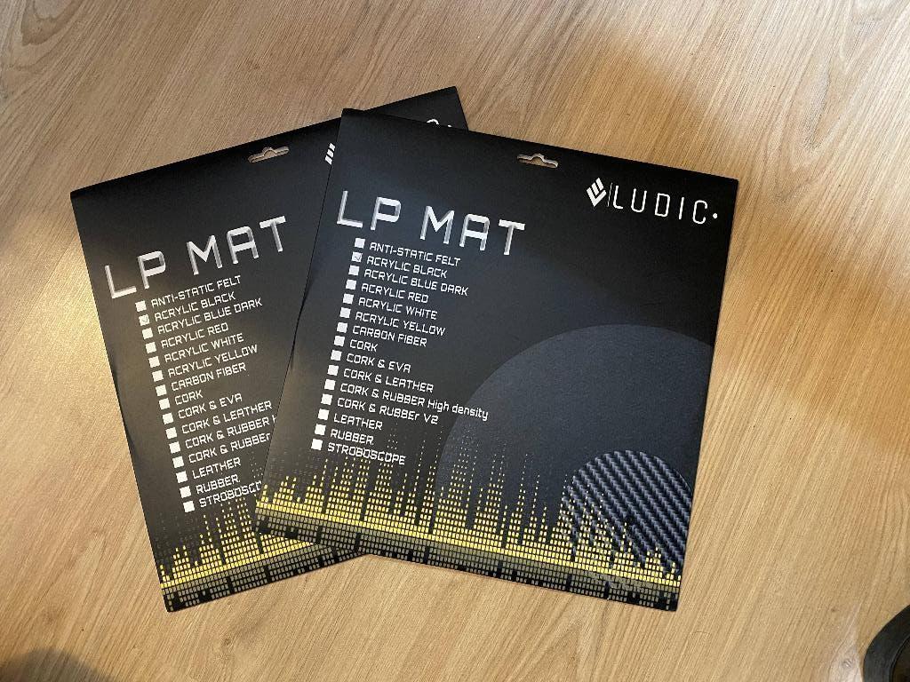 LP mat van Ludic - 2 stuks, Ophalen of Verzenden, Nieuw, Platenspeler-onderdeel, Overige merken