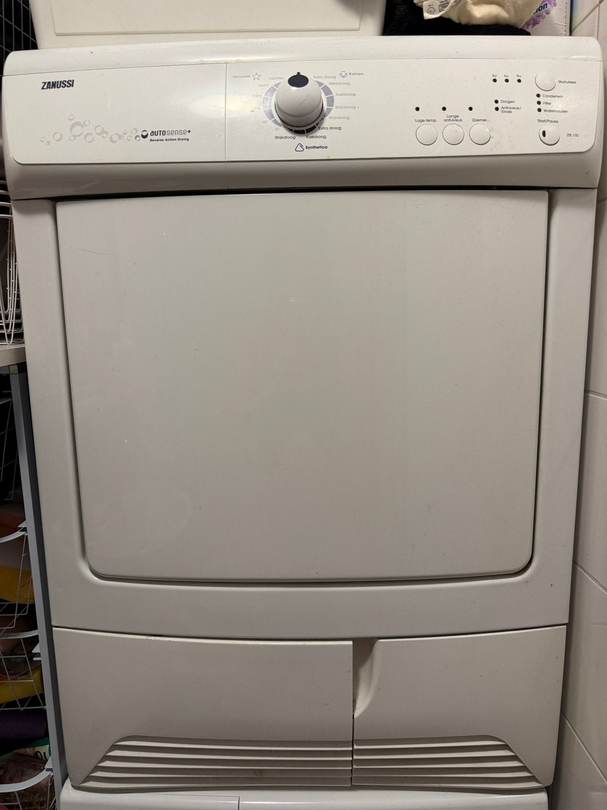 Zanussi droger - defect (draait niet meer), Witgoed en Apparatuur, Wasdrogers, Ophalen, 6 tot 8 kg, Voorlader, Niet werkend