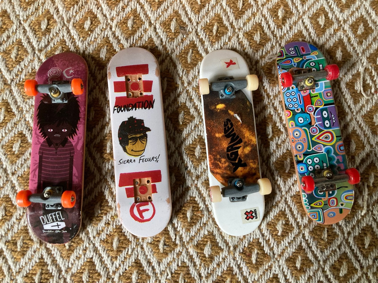 Tech Deck Fingerboards met accessoires in opbergdoos., Ophalen of Verzenden, Gebruikt