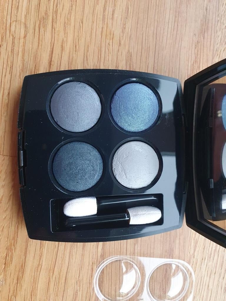 Chanel oogschaduwpalet blauw/grijs, kleur 41 Fascination, Ogen, Blauw, Nieuw, Ophalen of Verzenden