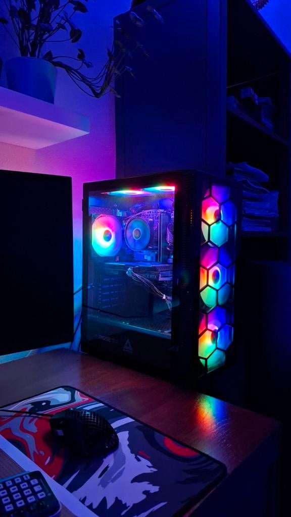 Gaming Pc 3060ti + i5 11400f + 16gb + 1.5tb, Computers en Software, Desktop Pc's, Zo goed als nieuw, HDD, SSD, 16 GB, Met videokaart